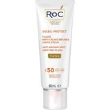 Roc Yüz Güneş Kremi SPF50+ Tüm Cilt Tipleri İçin Renkli Krem 50 ml Yüksek UV Koruması