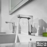 Roca L90 Lavabo Bataryası - Krom / Cold Start / Sifon Kumandalı A5a4001c00