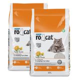 Rocat Portakal Kokulu İnce Taneli 2x10 lt Kedi Kumu