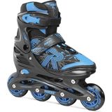 Roces Jokey Boy 3 Black Astro Blue Ayarlanabilir Çocuk Pateni 26-29 - Siyah - Mavi - 26 - 29