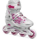 Roces Jokey Girl 3 White Pink Ayarlanabilir Çocuk Pateni 26-29 - Beyaz - Pembe - 26 - 29