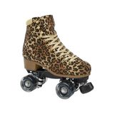 Roces Piper Leopard Quad Paten 80A Sertlikte Tekerlekler ve Anatomik Tabanlık ile 40 Numara - Sarı - Siyah