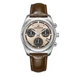 Roche Montre Rmg4002-06 Swıss Made Safir Cam Kahverengi Deri Kordon Erkek Kol Saati