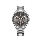 Roche Montre Rmg6011-05 Eiger Chrono Metalik Çelik Erkek Kol Saati - Gri