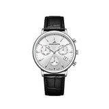 Roche Montre Rmg6014-01 Buin Chrono Deri Erkek Kol Saati - Siyah