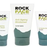 Rock Face Erkek Banyo Bakım Seti (Yüz Yıkama Jeli-Enerji Veren Krem-Yaşlanma Karşıtı Krem) BBS03