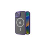 Rock iPhone 14 ile Uyumlu Anti-Drop Lens Korumalı MagSafe Kılıf, Mor