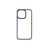 Rock iPhone 14 ile Uyumlu Guard Şeffaf Kılıf, Mor