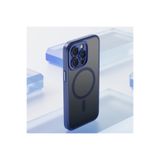 Rock iPhone 14 Pro ile Uyumlu Anti-Drop Lens Korumalı MagSafe Kılıf, Mavi