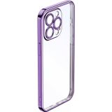 Rock iPhone 14 Pro ile Uyumlu Elektrokaplama Mat Kılıf, Parmak İzi Dirençli, Siyah