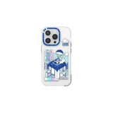 Rock iPhone 14 Pro ile Uyumlu Space Peace Elite Serisi Kılıf, Mavi