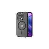 Rock iPhone 14 Pro Max ile Uyumlu Anti-Drop Lens Korumalı MagSafe Kılıf, Siyah