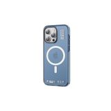 Rock iPhone 15 Pro için MagSafe Uyumlu Silikon Kılıf, Mavi, Antishock