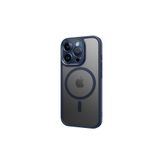Rock iPhone 16 Pro ile Uyumlu Anti-Drop Lens Korumalı MagSafe Kılıf, Titanium Mavi