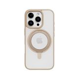 ROCK iPhone 16 Pro Kılıf, MagSafe Uyumlu, 360° Döner Standlı, Yumuşak Dokulu, Bej