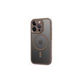 Rock iPhone 16 Pro Max ile Uyumlu Anti-Drop Lens Korumalı MagSafe Kılıf, Titanium Gold