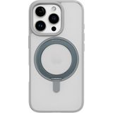 Rock Iphone 16 Pro Max Soft Rotating MagSafe Stantlı Kılıf Gri