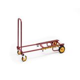Rock-N-Roller R2RT-RD (Mikro) 8'i 1 Arada Katlanır Çoklu Araba/El Kamyonu/Dolly/Platform Arabası/26 "ila 39" Teleskopik Çerçeve/350 lbs. Yük Kapasitesi, Kırmızı