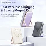 Rock P30 10.000 Mah Pd 30W Standlı Magsafe Powerbank - Uzay Grisi