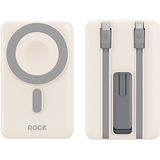 Rock P50 10.000 Mah 5-In-1 PD20W Magsafe Powerbank Beyaz