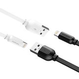 Rock Space S5 1 mt 2.4A Lightning Şarj ve Data Aktarım Kablosu
