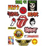 Rock Sticker Telefon Laptop Notebook Tablet Defter Matara Stiker Etiket ST636