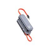 Rock Tip C-PD ve Çok Fonksiyonlu Yerleştirme İstasyonu USB 3.0 HUB-SD Kart Okuyucu Adaptörü için 5'i 1 arada - HDMI Bağlantı Noktası 5GBPS 4K Video Dönüştürücü (Gri) Tip C - 5'i 1 Arada Dönüştürücü