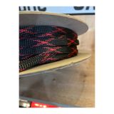 ROCKALPHA DMC GARAJ SİYAH KIRMIZI 1 METRE KABLO ÇORABI 10 MM
