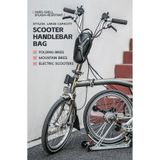 ROCKBROS 1.3L Elektrikli Scooter Gidon Çantası - 200g Ultra Hafif Sert Kabuk Su Geçirmez Reflektörlü