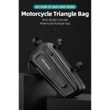 ROCKBROS 1.5 L Motosiklet Koruma Demiri Yan Çantası - Suya Dayanıklı Sert Üçgen Çanta