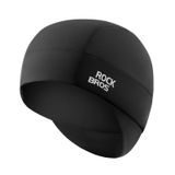 ROCKBROS Kış Bisiklet Şapkası Çift Katmanlı, Rüzgar Geçirmez ve Ter Emici | Kask Altına Uygun, Yüksek Elastik ve Sıcak Tutan Kafatası Şapkası, Kulak Korumalı, Bisiklete binme, Yolculuk