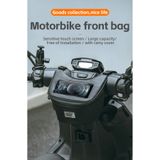 ROCKBROS Su Geçirmez Scooter Gidon & Orta Tünel Çantası - 6.2 inç Dokunmatik Telefon Bölmeli
