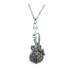 Rock’n Roll Tarzı Elektro Gitar Kolye – Unisex - Metal Zincir 60 Cm