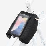 Rockrider Actv 100 Bisiklet Kadro Çantası Telefon Hazneli 2 × 1 L Siyah
