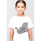 Rock&Roll Anne Bebek Beyaz Kısa Kollu Kız Erkek Uniseks Çocuk T-Shirt - 6 Yaş