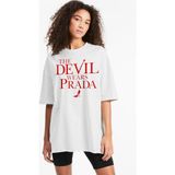 Rock&roll Marka Sever Oversize Beyaz Kadın Tişört - XS - S