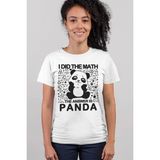 Rock&roll Panda Cevabı Kısa Kollu Beyaz Kadın Tişört - 0 Beyaz - 2XS
