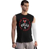 Rock&Roll Rock &roll Bulls Basket Siyah Kesik Kol | Kolsuz Erkek Tshirt | Atlet