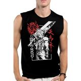 Rock&Roll Rock &roll Dev Kılıçlı Kahraman Siyah Kesik Kol | Kolsuz Erkek Tshirt | Atlet