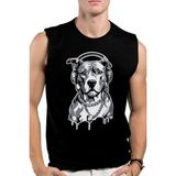 Rock&Roll Rock &roll Kolyeli Pit Siyah Kesik Kol | Kolsuz Erkek Tshirt | Atlet - 2XL