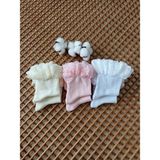 Rocks For Dantelli Penye Burun Dikişsiz 6'lı Kız Çocuk Çorabı - 9 - 10 - Çok Renkli-KR2