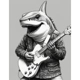 Rockstar Shark Sketchbook