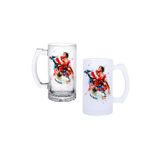 Rocky Balboa Kulplu Bira Bardağı Buzlu veya Şeffaf Seçenekli 0189