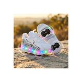 ROCKY Çocuk Patenli Işıklı Spor Ayakkabı & Yürüyüş Ayakkabısı & Sneakers-Beyaz