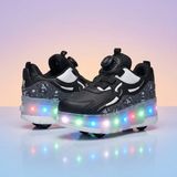 Rocky Işıklı Spor Ayakkabısı & Tekerlekli Sneakers Kız Çocuklar İçin Klasik Paten 2 Tekerlekli Çok Renkli - 31
