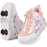 Rocky Sport Flames Çocuk Patenli, Işıklı Rahat Pembe ve Günlük Ayakkabı&sneaker | Yeni Model Tarz Patenli Kaykay Ayakkabı - 29