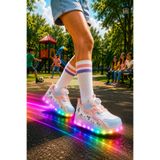 ROCKY SPORT PATENLİ IŞIKLI SPOR AYAKKABISI & TEKERLEKLİ SNEAKERS PATENLİ AYAKKABI