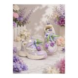 ROCKY SPORT Rose Ortopedik Çocuk Genç Bağcıklı Cırtlı Günlük Casual Sneaker Çiçekli Ayakkabı