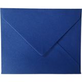 Roco Paper Co. Hediye Kartı Zarfı Mini Davetiye Düğün Fotoğraf Not Kağıdı Zarfı 7 x 9 cm 50 Adet Lacivert