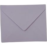 Roco Paper Co. Hediye Kartı Zarfı Mini Davetiye Düğün Fotoğraf Not Kağıdı Zarfı 7 x 9 cm 50 Adet Lila